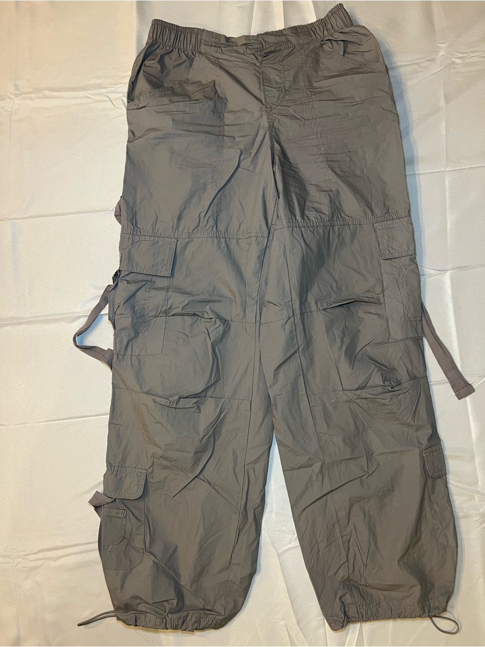 SHEIN Gray Straight Leg Cargo Pants